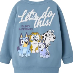 Outlet Nmmfrits Bluey sweatshirt til småbarn, Spring Lake Gensere & Overdeler Gutt | Gensere Baby Gutt