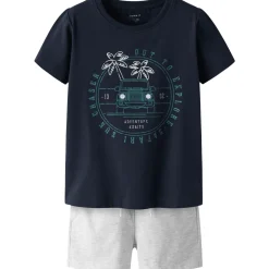 Sale Nmmjaspen shorts-sett til småbarn, Dark Sapphire Shortser Gutt | Shortser Baby Gutt
