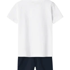 Outlet Nmmjaspen shorts-sett til småbarn, Lucent White Shortser Gutt | Shortser Baby Gutt