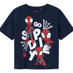 Discount Nmmmain Spiderman t-skjorte småbarn, Navy Blazer T-skjorter Gutt | Kort