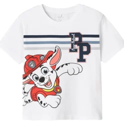 Sale Nmmmark Paw Patrol t-skjorte småbarn, Bright White T-skjorter Gutt | Kort