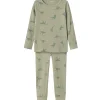 Discount Nmmnightset Dino pyjamas, Agave Green Pyjamaser Gutt | Heldresser & Pyjamaser Gutt