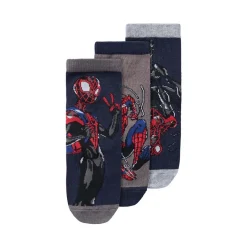 Clearance Nmmnobrian Spiderman 3-pack sokker, Dark Sapphire Sokker Gutt | Sokker Baby Gutt