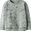 Discount Nmmvermo sweatshirt til småbarn, Aqua Gray Gensere & Overdeler Gutt | Gensere Baby Gutt