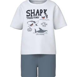Clearance Nmmvigor shorts-sett til småbarn, Blue Mirage Shortser Gutt | Shortser Baby Gutt