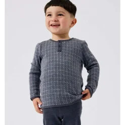 Hot Nmmwupsus genser i ull/bomull, Ombre Blue Ullgensere Gutt 3-10 År | Ullbody Og Ullgensere Baby