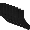 Outlet 7-pack sokker til baby og barn, black Sokker Jente 8- 16 År | Sokker Jente
