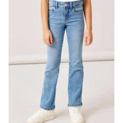 Online Polly 1142 skinny boot jeans, medium blue Bukser Jente 8-16 År | Bukser Baby Gutt