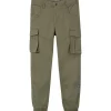 Hot Ryan cargobukser til barn, deep litchen green Bukser Gutt 8-16 År | Bukser Baby Gutt
