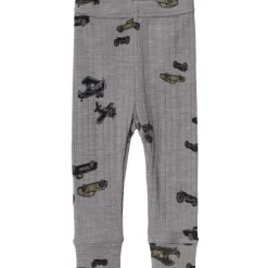 Sale Wang needle leggings i ull til baby, silver filigree aop Ullbukser Gutt 3-10 År | Ullbukser Baby