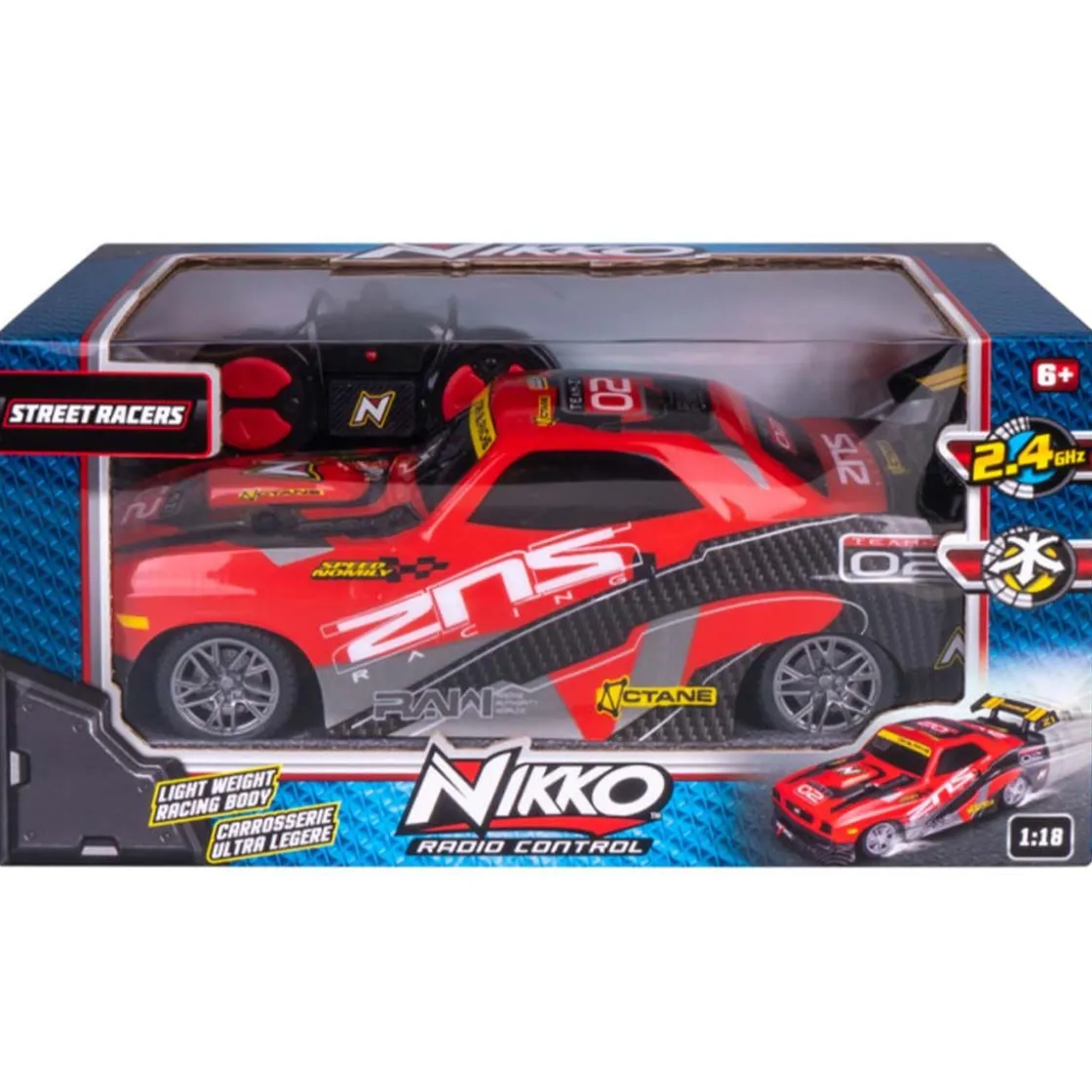 Best Red Street Racers bil, 25 cm Lekebiler Og Kjøretøy