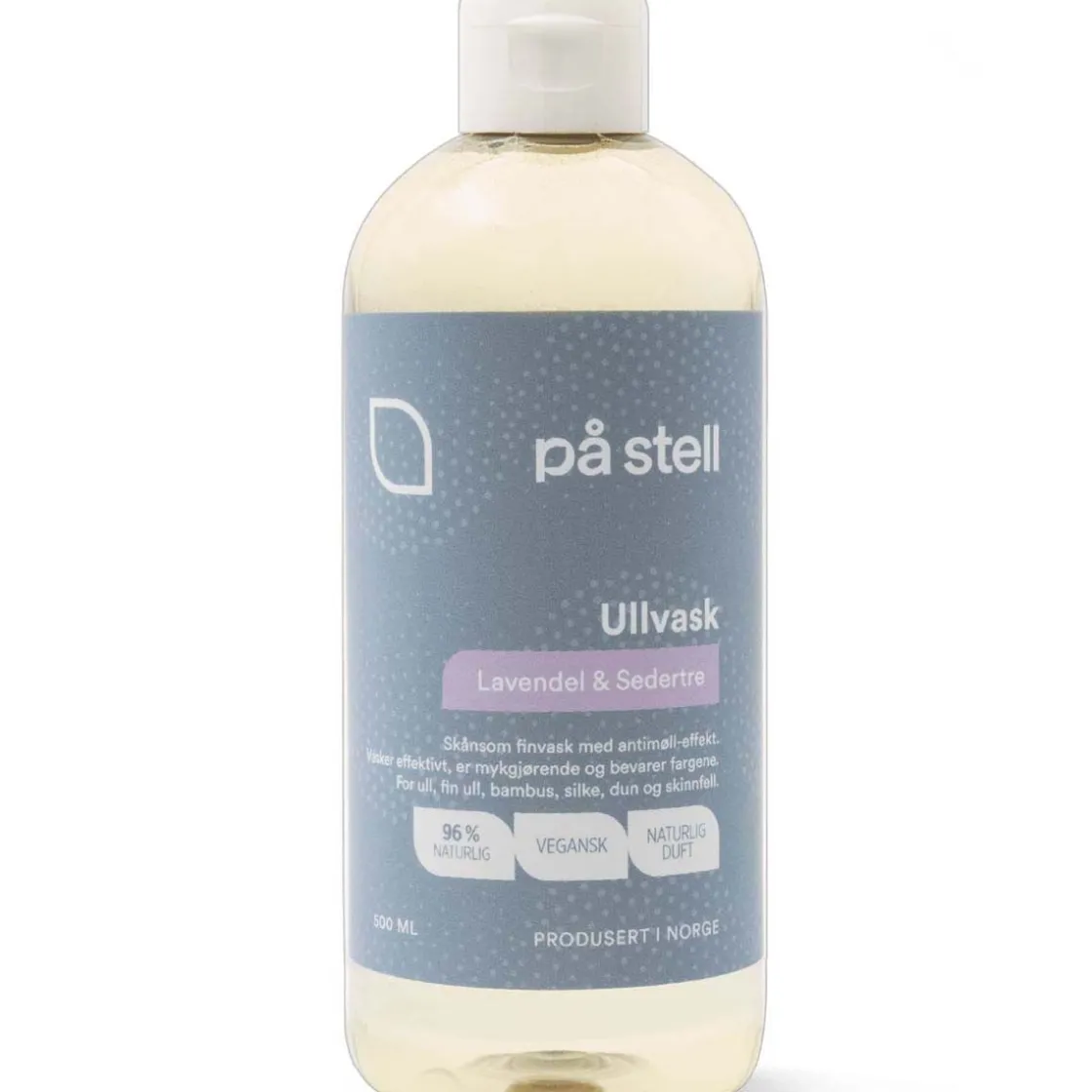 New ullvask EcoCert Lavendel og Sedertre, 500ml Vaskemidler