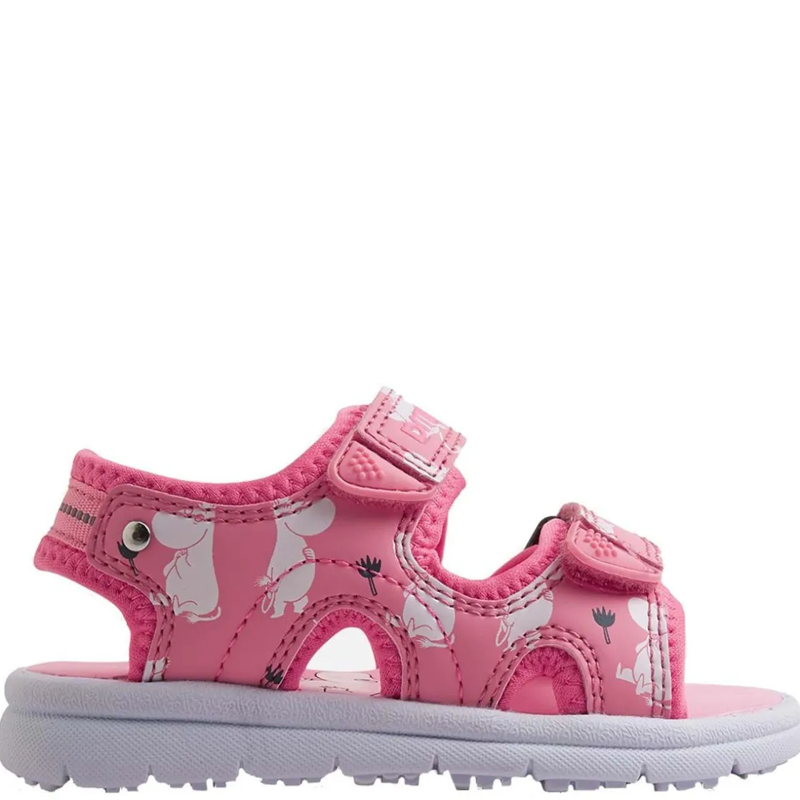 Fashion Reima Bungee Moomin sandaler til barn, Sunset Pink Sandaler Og Badesko