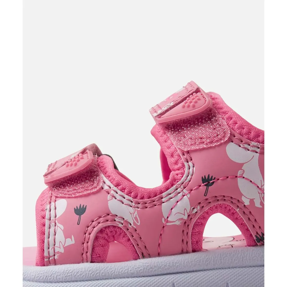 Fashion Reima Bungee Moomin sandaler til barn, Sunset Pink Sandaler Og Badesko