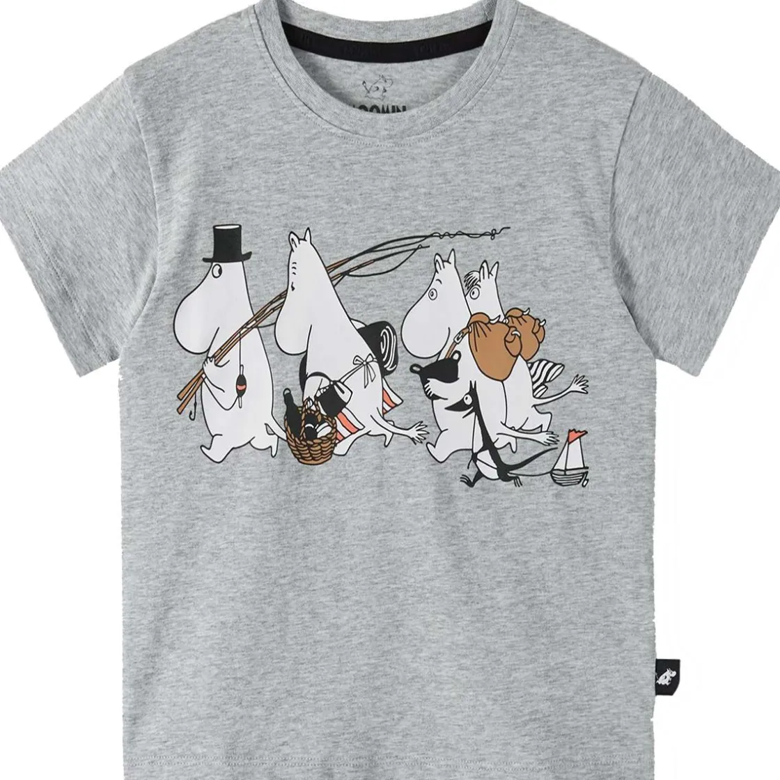 Best Gosa Moomin t-skjorte til småbarn, Melange grey T-skjorter & Singleter Jente | T-skjorter Gutt