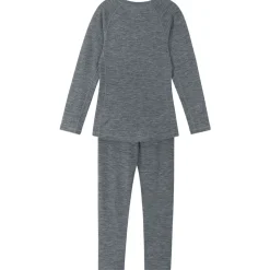 Discount Kinsei ull/viskose-sett til barn, grey melange Ullbukser 8-16 År | Ullbukser Gutt 3-10 År