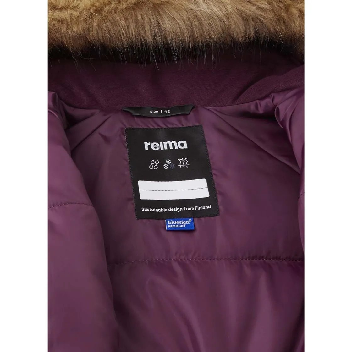 Fashion Lappi vinterdress til baby, deep purple Parkdresser & Vinterdresser Baby