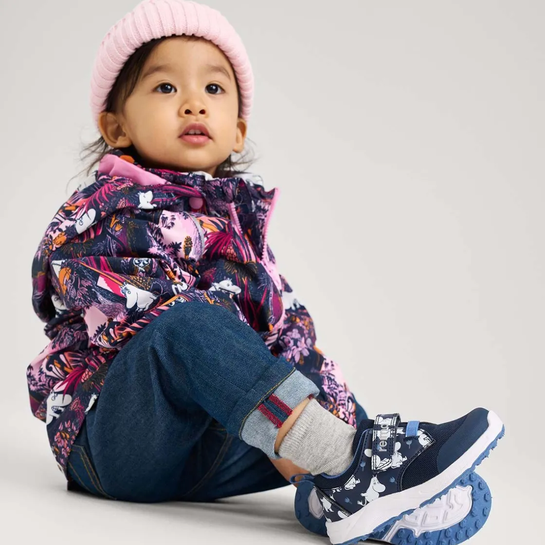 Discount Moomin Hete vår-og høstjakke, Rose pink Jakker Barn | Jakker Baby