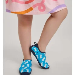 Discount Reima Moomin Lean badesko til barn, Turquoise Blue Sandaler Og Badesko