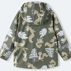 Clearance Vesi regnjakke til barn, Greyish green Regntøy Barn | Regntøy & Allværsbukser Baby
