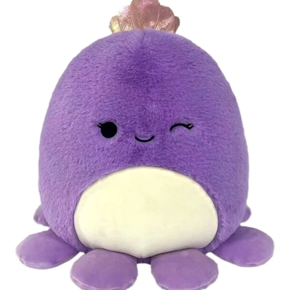 Discount 30 cm Fuzz A Mallows Violet Octopus Kosekluter | Bamser