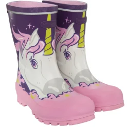 Clearance Jolly Enhjørning gummistøvler til barn, Purple Gummistøvler/termostøvler