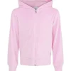 Sale Hermine velour hettjakke til barn, Light Rose Gensere Jente 8-16 År | Gensere & Overdeler Gutt