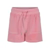 Online Hermine velour shorts til barn, Coral pink Shortser Jente 8-16 År | Shortser Baby Gutt