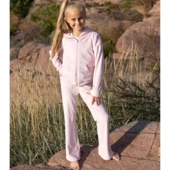 Sale Hermine velour hettjakke til barn, Light Rose Gensere Jente 8-16 År | Gensere & Overdeler Gutt
