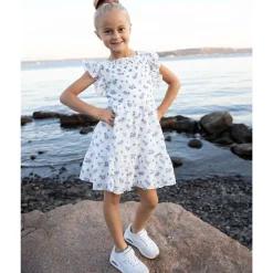 Clearance Linda kjole til barn, Blue Penklær Jente | Penklær Jente 8-16 År