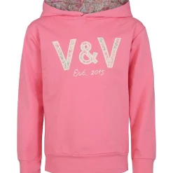 Discount Poppy hettegenser til barn, Coral pink Gensere Jente 8-16 År | Gensere & Overdeler Gutt