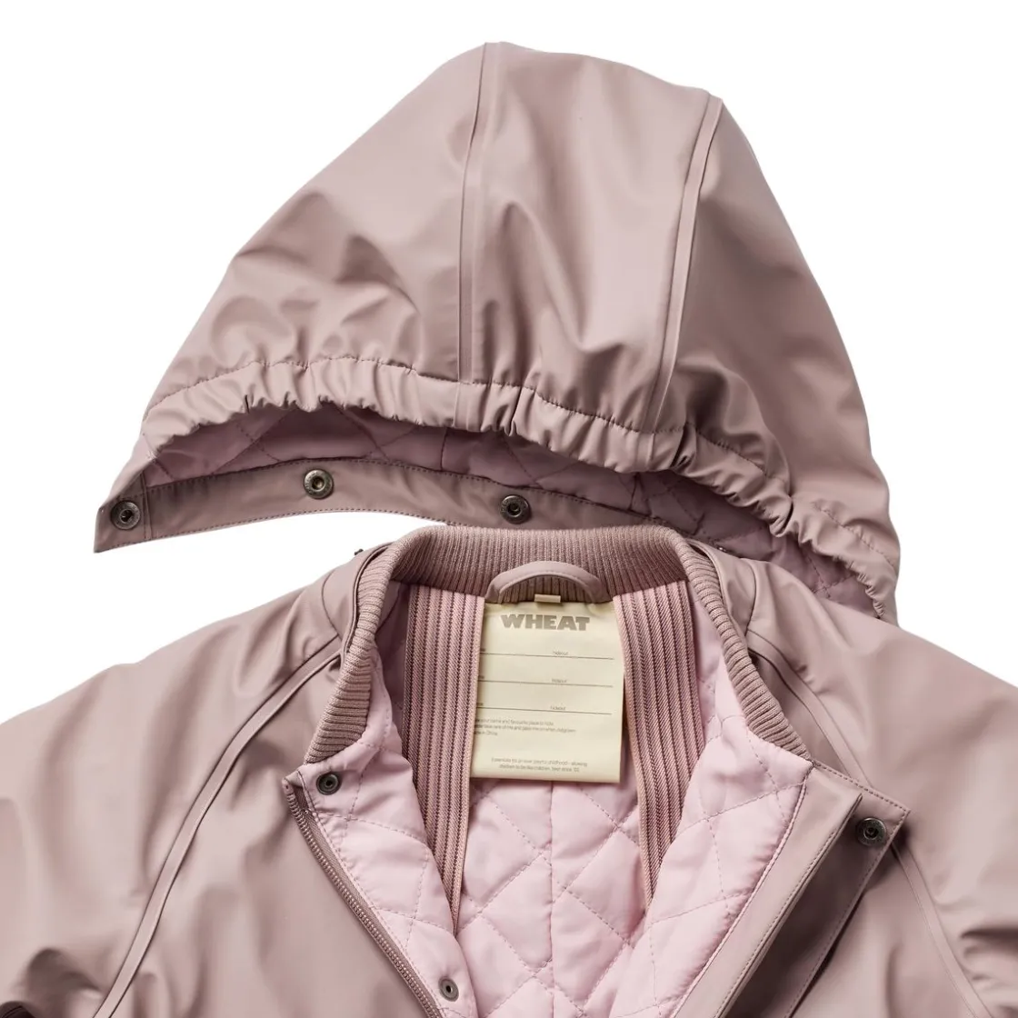 Best Wheat Aiko termo regndress til barn, dusty lavender Regntøy Barn | Regntøy & Allværsbukser Baby