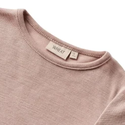 Outlet Wheat Alfi genser i ull til barn, dry rose Ullgensere Jente 3-10 År | Ullgensere Gutt 3-10 År