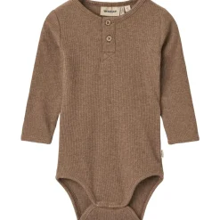 Clearance Benny body, coffee melange Bodyer Baby Jente | Bodyer Baby Gutt