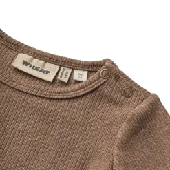 Fashion Bertil body, coffee melange Bodyer Baby Jente | Bodyer Baby Gutt