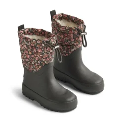 Clearance Wheat Drizzle termostøvler til barn, raven wild flowers Gummistøvler/termostøvler
