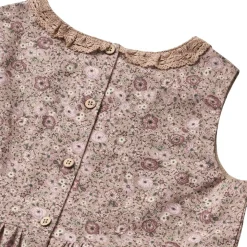 Hot Elma ermeløs kjole til barn, rose shadow flowers Kjoler Jente | Kjoler Baby Jente