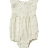 Online Emmaline romper til baby, flowers Penklær Baby Jente | Penklær Baby Gutt