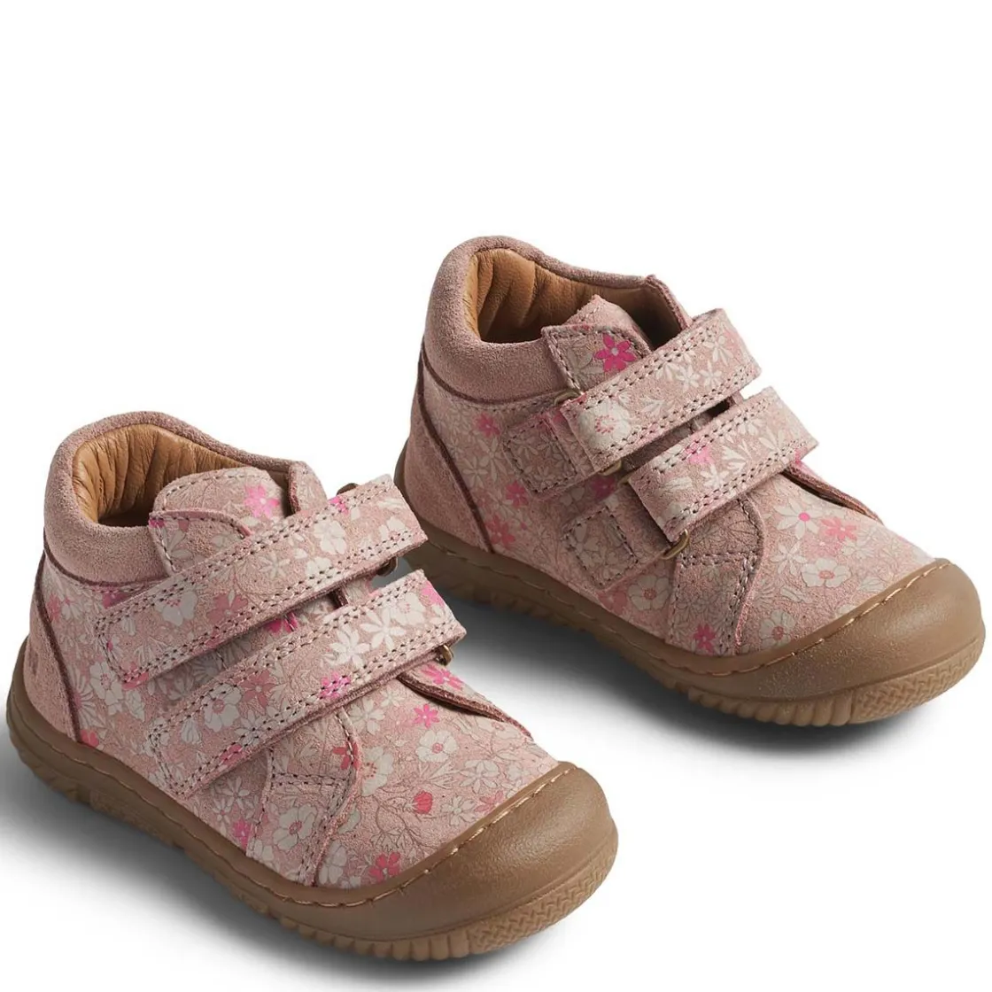 Outlet Wheat Ivalo joggesko til baby, rose white flowers Joggesko
