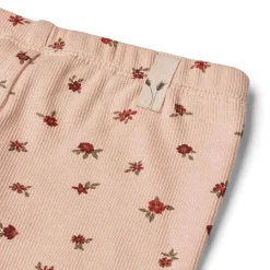 Sale Jules jersey leggings til baby, pink sand flowers Bukser & Tights Baby Jente | Bukser Baby Gutt