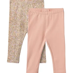 Sale Jules 2-pack jersey leggings til baby, flower meadow Bukser & Tights Baby Jente | Bukser Baby Gutt