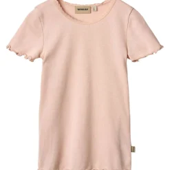 Hot Katie rib lace t-skjorte til barn, powder T-skjorter & Singleter Jente | T-skjorter Gutt