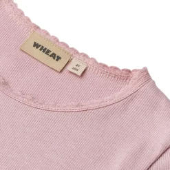 Discount Katie rib lace t-skjorte til barn, lavender mist T-skjorter & Singleter Jente | T-skjorter Gutt