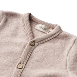Outlet Wheat Levi ullfleecedress til baby, dry rose Heldresser / Kjøredresser Baby | Heldresser & Pyjamaser Jente