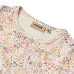 New Linette kortermet body, flowers Kortermet Baby Jente | Bodyer Baby Jente