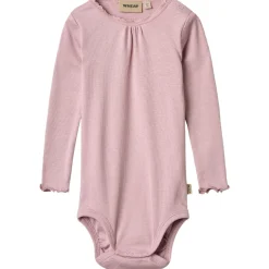 Fashion Lotta rib lace body, lavender mist Bodyer Baby Jente