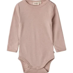 Clearance Wheat Lucca body i ull, dry rose Ullbody Og Ullgensere Baby | Ullbodyer Baby Jente