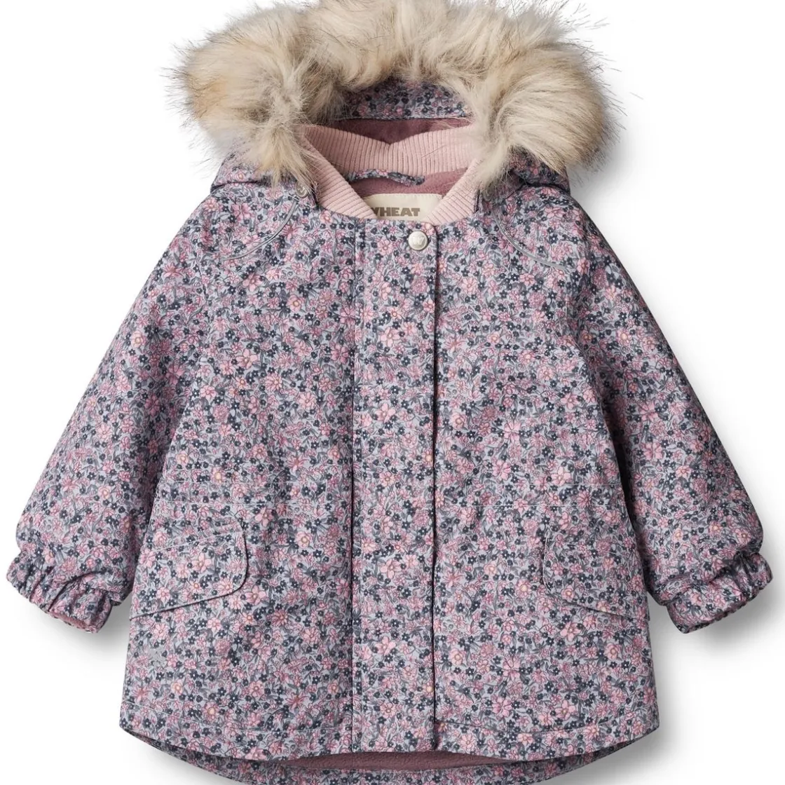 New Wheat Mathilde vinterjakke til baby, Winter flowers Jakker Barn | Jakker Baby