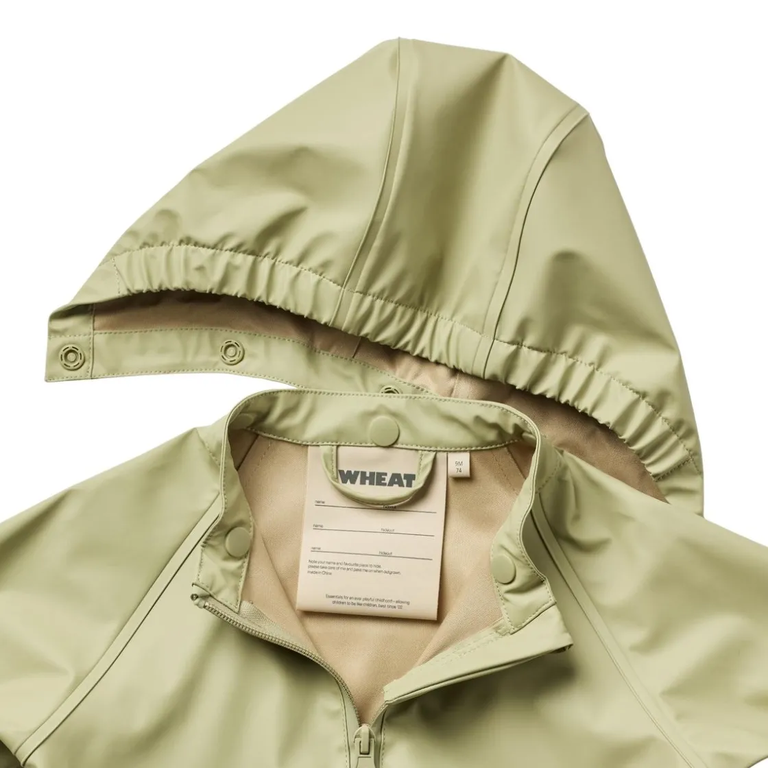 Sale Wheat Mika regndress til småbarn, green tea Regntøy Barn | Regntøy & Allværsbukser Baby