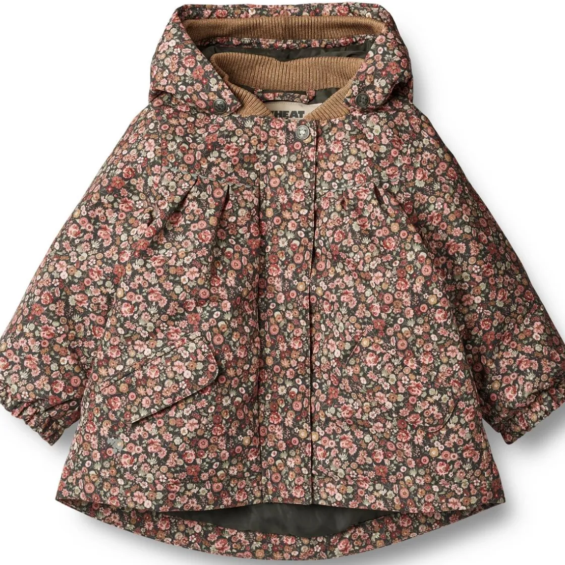 Fashion Wheat Mimmi vinterjakke til småbarn, eggplant buttercups Jakker Barn | Jakker Baby